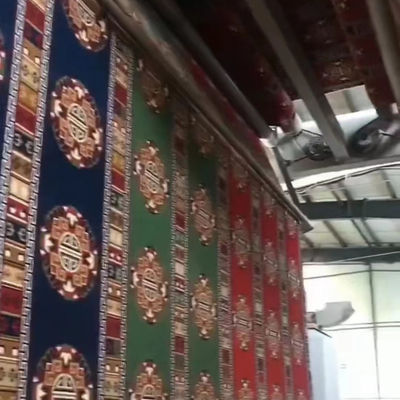 Jute o PP con respaldo de patrones personalizados Alfombra de oración de mezquita para mezquita musulmana 4 * 25 rollo