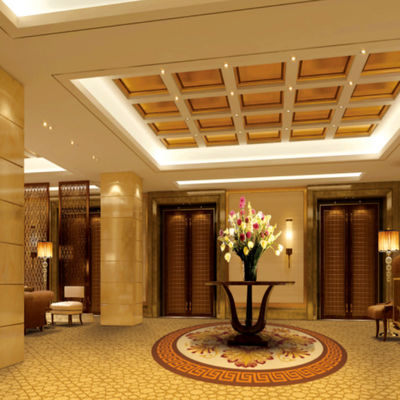 Alfombras de estilo moderno tejidas a mano para el piso de dormitorios de hoteles