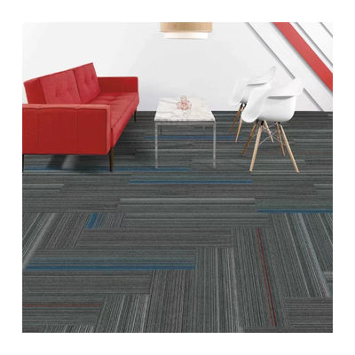 Alfombra de azulejos de oficina modular de PP de nylon para alfombras extraíbles de lujo