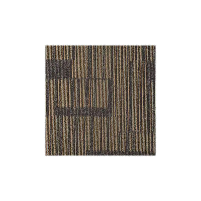 Tejas de alfombra modulares de oficina de estilo pila de bucle de jacquard y simple con material de nylon