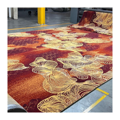 Alfombra de hotel a prueba de fuego de diseño cuadrado Axminster con 80% de lana y 20% de material de nylon