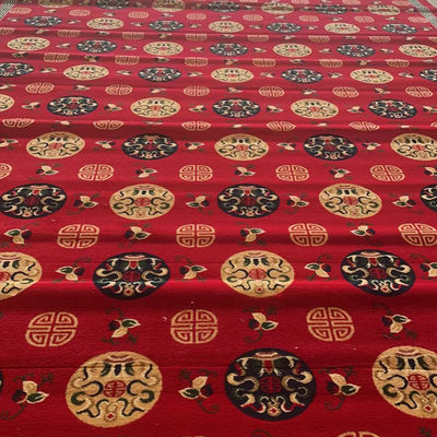 Alfombras personalizadas para la mezquita Sala de banquetes Sala de oración Axminster 4 * 25 Roll Machine Alfombra tejida