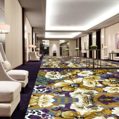 Hogar Lavable Lujo Incendioso Lana Hotel Alfombra de Axminster para el Salón de Banquetes Lobby