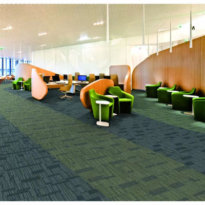 Tejas de alfombra fáciles de instalar para el hogar de lujo removible 50x50 Alfombra modular de oficina