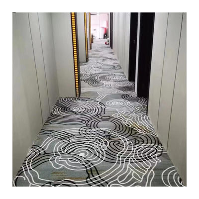 Hotel Pared a pared máquina de suelo comercial hecho alfombra a prueba de fuego para la decoración