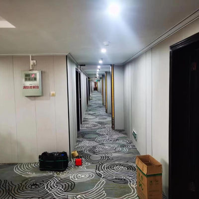 Hotel Pared a pared máquina de suelo comercial hecho alfombra a prueba de fuego para la decoración