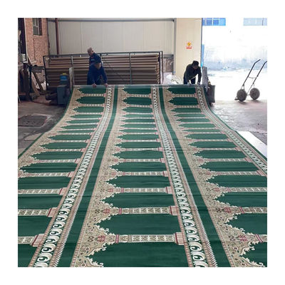 Patrones personalizados 4 * 25 alfombra de oración de rollo de la mezquita para la mezquita musulmana 4m 13,12 pies de ancho