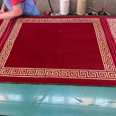 Patrones personalizados 4 * 25 alfombra de oración de rollo de la mezquita para la mezquita musulmana 4m 13,12 pies de ancho