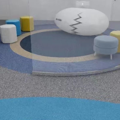 Alfombra modular de oficina de 50x50 con azulejos de revestimiento de suelo de nylon rectangulares extraíbles