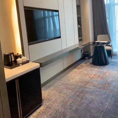Alfombra para pisos comerciales de hoteles WILTON máquina hecha con 80% lana 20% nylon a prueba de fuego