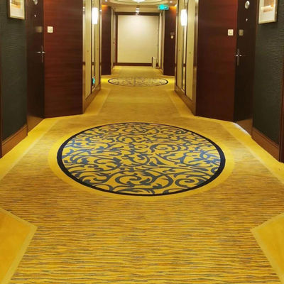Rectángulo WILTON 4m de nylon a prueba de fuego de pared a pared alfombra para edificios comerciales