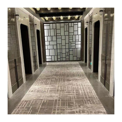 Máquina hecha de 4m de cortes planos de nylon de pared a pared alfombra para el suelo comercial a prueba de fuego