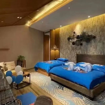 Alfombra de pared a pared de 100% de nylon rectángulo para suelos comerciales a prueba de fuego en hoteles