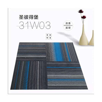 Peso total 700-750g lujo 100% Pp alfombras para el hogar 50x50cm cuadrados