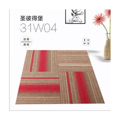 Peso total 700-750g lujo 100% Pp alfombras para el hogar 50x50cm cuadrados
