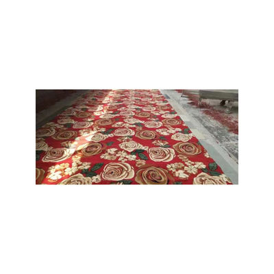 Alfombra de oración de mezquita lavable tejida por máquina de 4 * 25 rollos para patrones personalizados