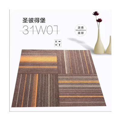 Peso total 700-750g lujo 100% Pp alfombras para el hogar 50x50cm cuadrados