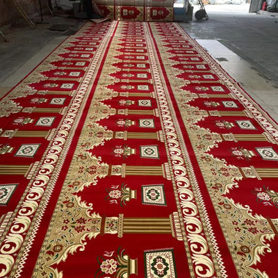 80% Lana y 20% Nylon Mosque Soft Tapete Puzzle Patrón para Pared a Pared Mejores precios