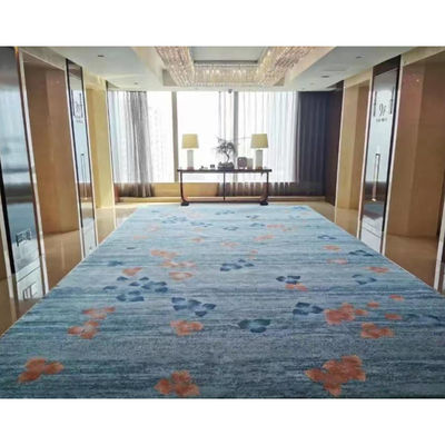 Diseño cuadrado Pared a pared impermeable Alfombra 80% Lana 20% Nylon para pisos comerciales