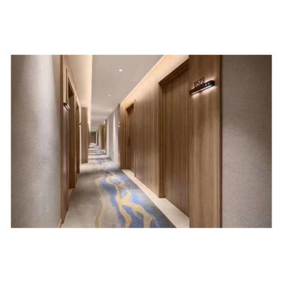 Diseño cuadrado Pared a pared impermeable Alfombra 80% Lana 20% Nylon para pisos comerciales