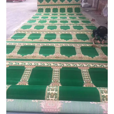 Muchos colores MACHINE hecha alfombra de la mezquita con suave de pared a pared de cubierta y patrón de rompecabezas
