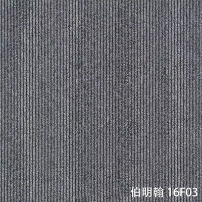 550 ± 5% azulejos de alfombra de nylon de bucle nivelado con tufos para oficinas y escuelas comerciales modernas