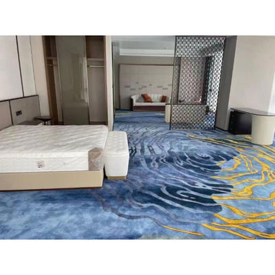 Alfombra a prueba de fuego para pisos comerciales de forma rectangular y alfombra de nylon de pared a pared