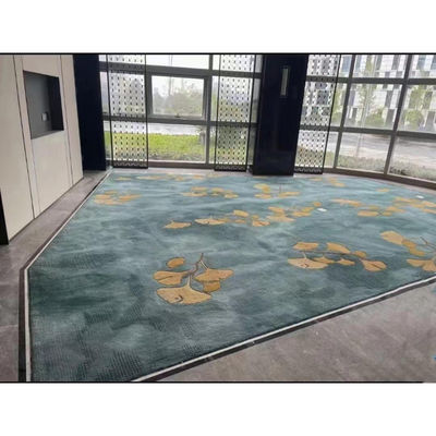Alfombra a prueba de fuego para pisos comerciales de forma rectangular y alfombra de nylon de pared a pared