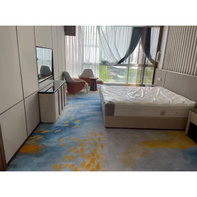 Alfombra a prueba de fuego para pisos comerciales de forma rectangular y alfombra de nylon de pared a pared