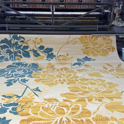 Patrón geométrico reversible 80% Lana 20% Nilo Broadloom máquina hecha alfombra de Axminster