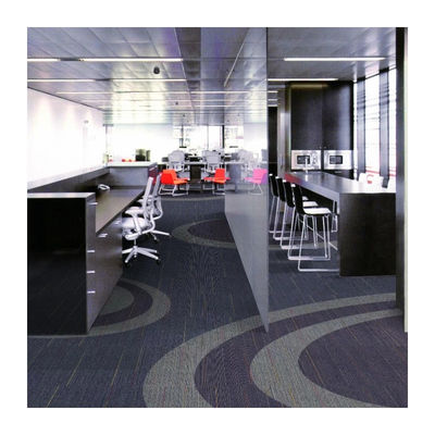 50x50cm Cuadrados Oficina de lujo 100% Pp Alfombras de alfombra estilo moderno Alturas de pila 4mm Alfombra