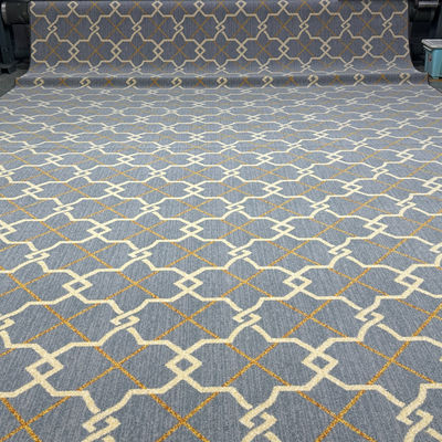 Tamaño personalizado Lana Alfombra de hotel Axminster para pasillo de banquete en 5 estrellas