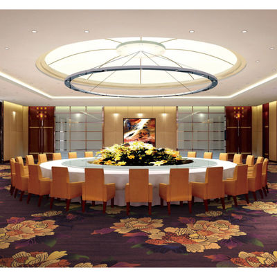 Alfombra de casino de lana y nylon de 7*11 densidad para instalación de pared a pared