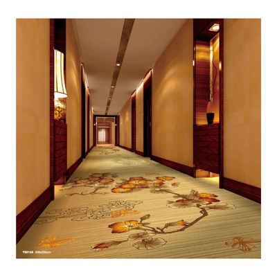 Alfombra de lana azul de oro a prueba de fuego para sala de banquetes sala de bodas teatro hotel teatro