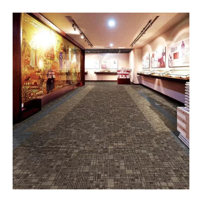 Alfombras de alfombras de oficina 50x50 Rectángulo de forma de pila media Alfombra de azulejos comerciales