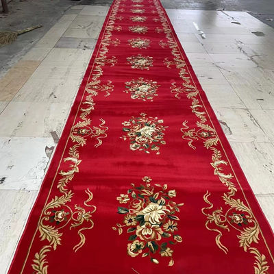 Alfombra de pared a pared de color personalizado de 80% lana y 20% nylon para mezquitas