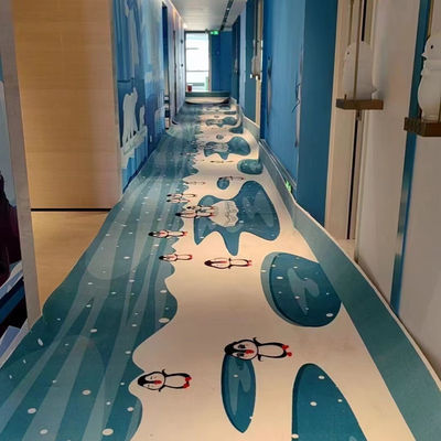 Top Grade Luxury Axminster Alfombra de piso Impresión de diseño personalizado Alfombra de pasillo de hotel