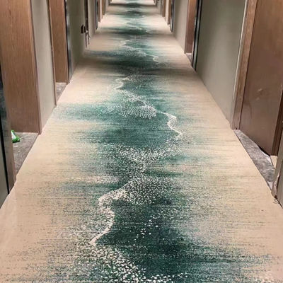 Top Grade Luxury Axminster Alfombra de piso Impresión de diseño personalizado Alfombra de pasillo de hotel