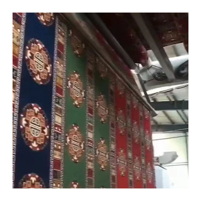 Diseño profesional de alfombra de oración musulmana de pared a pared para comerciales