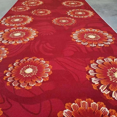 Diseño personalizado estilo de lujo Material de nylon / lana Alfombra de Axminster para pisos de hoteles