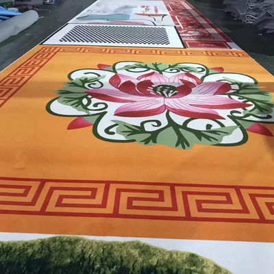 Diseño personalizado estilo de lujo Material de nylon / lana Alfombra de Axminster para pisos de hoteles