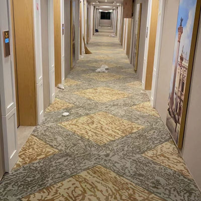 80% lana 20% alfombra de nylon para el pasillo del salón de banquetes