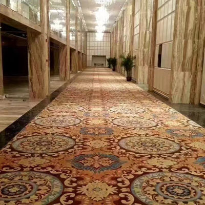 80% lana 20% alfombra de nylon para el pasillo del salón de banquetes