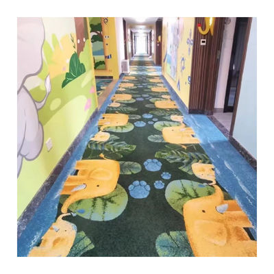 5 estrellas Hotel pasillo de alta pila lujosa alfombra impresa de pared a pared