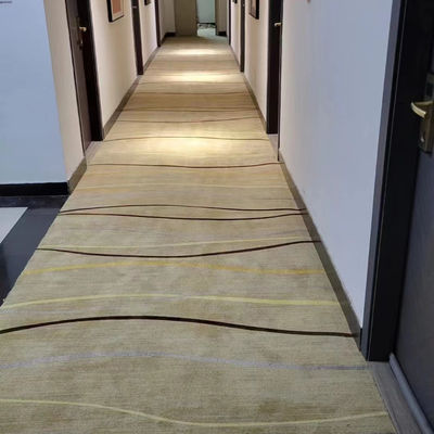 5 estrellas Hotel pasillo de alta pila lujosa alfombra impresa de pared a pared