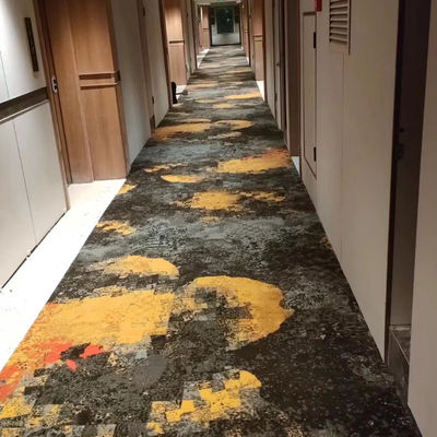 5 estrellas Hotel pasillo de alta pila lujosa alfombra impresa de pared a pared