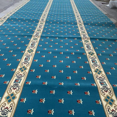Sala de oración de alfombra suave de hilo para la mezquita de pared a pared de la iglesia de nylon alfombra de rollo