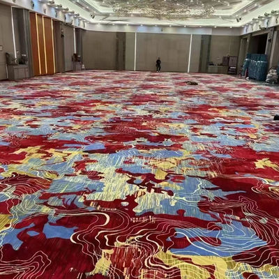 80% lana 20% de nylon resistente al fuego Axminster Cut Pile Hotel Casino Eventos Alfombra