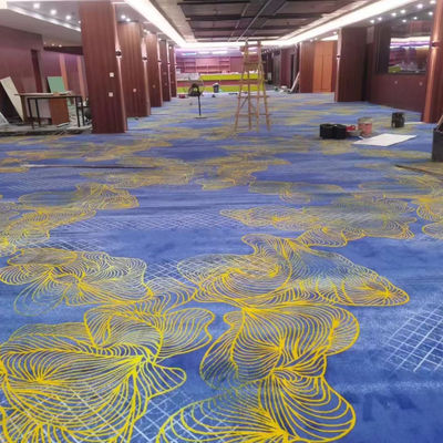 80% lana 20% de nylon resistente al fuego Axminster Cut Pile Hotel Casino Eventos Alfombra