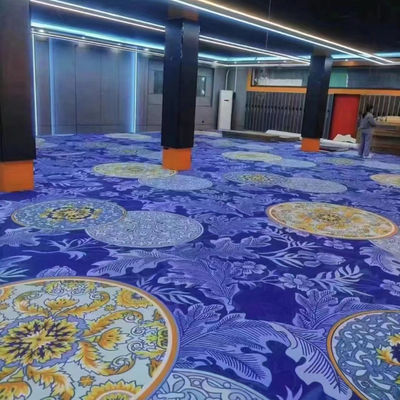 80% lana 20% de nylon resistente al fuego Axminster Cut Pile Hotel Casino Eventos Alfombra